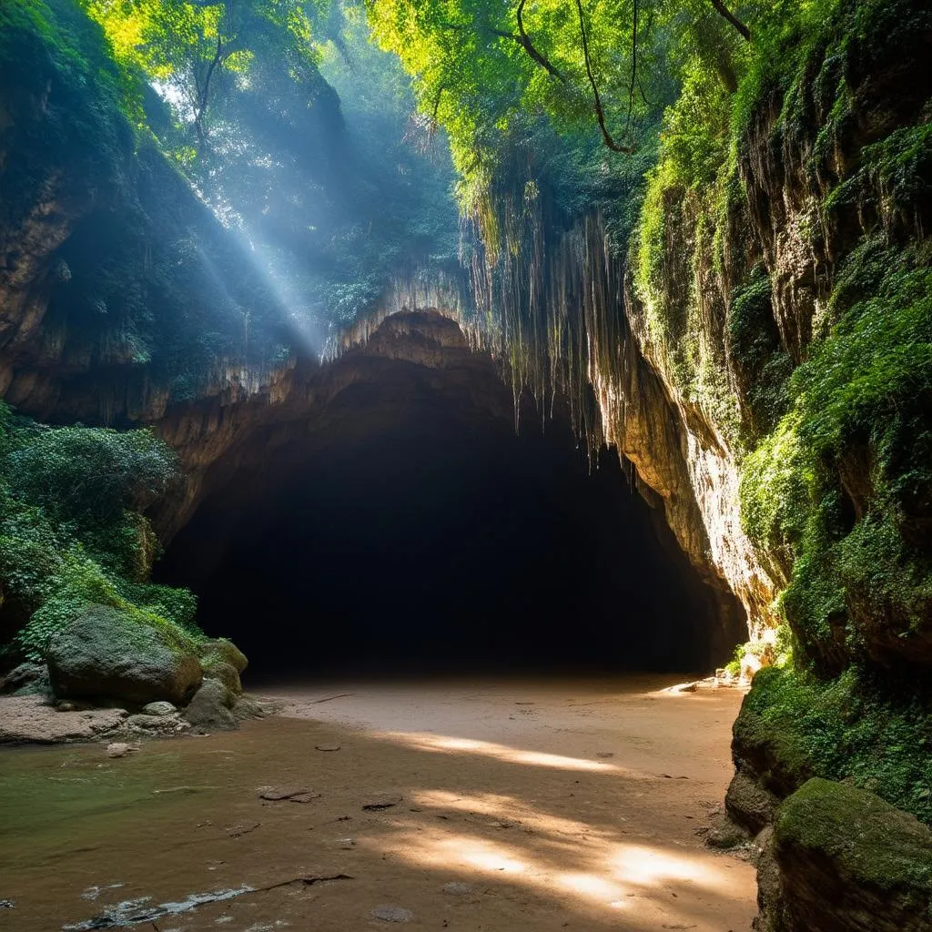 Entrance of a cave in Phong Nha - Ke Bang National Park